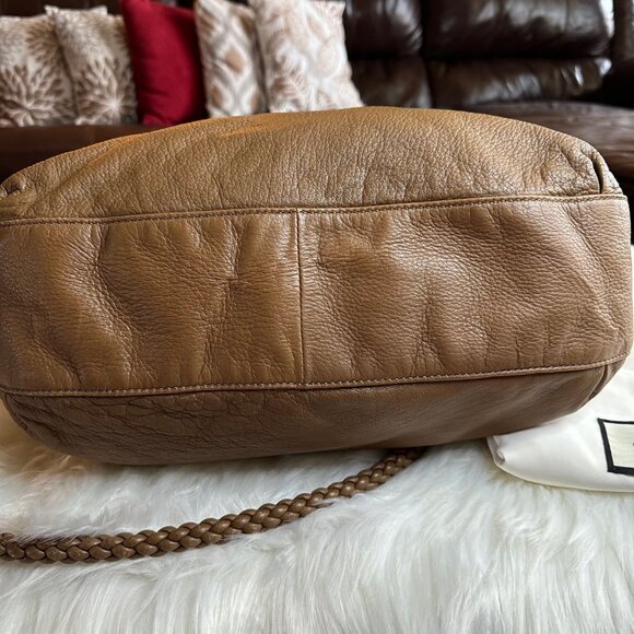 Authentic Gucci G Wave Large Leather Hobo Bag - Picture 11 of 17